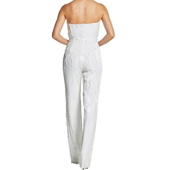 Dress the Population Andy Sequin Strapless Jumpsuit Size XL - Picture 3 of 13